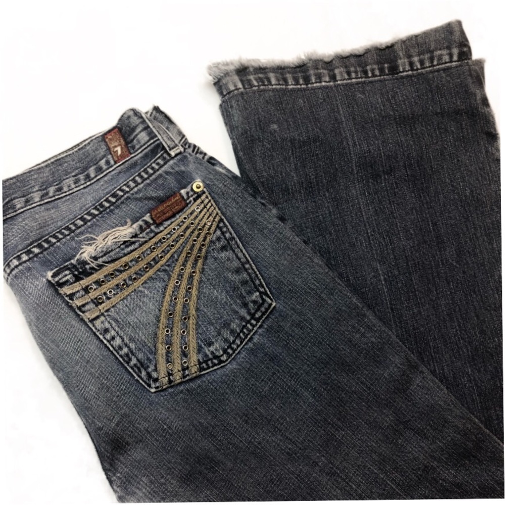 7 For All Mankind Dojo Grommet S 27 Inseam 30